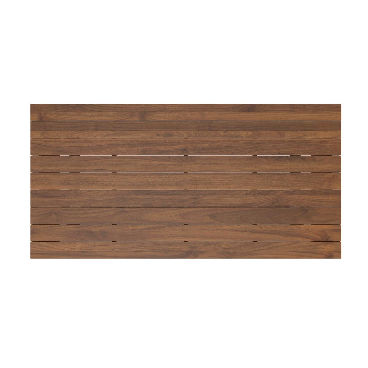 Gartenset Suna Schwarz aus Holz/Textil/Metall - Schwarz/Teakfarben, Modern, Holz/Textil - Bessagi Garden