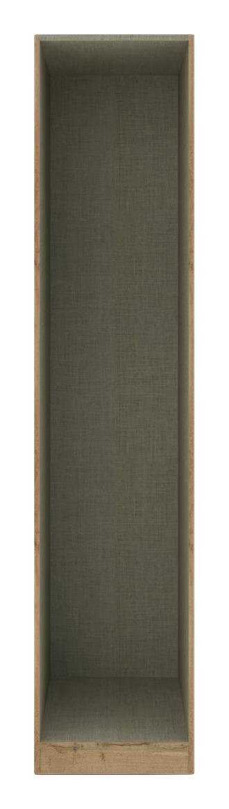 Kleiderschrankkorpus "UNIT" in Eichefarben - Eichefarben, MODERN, Holzwerkstoff (45,6/210/56,5cm) - Based