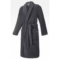 SZLAFROK KĄPIELOWY HERREN SCHALKRAGEN JOOP! - antracytowy, Basics, tkanina (50/52null) - Joop!