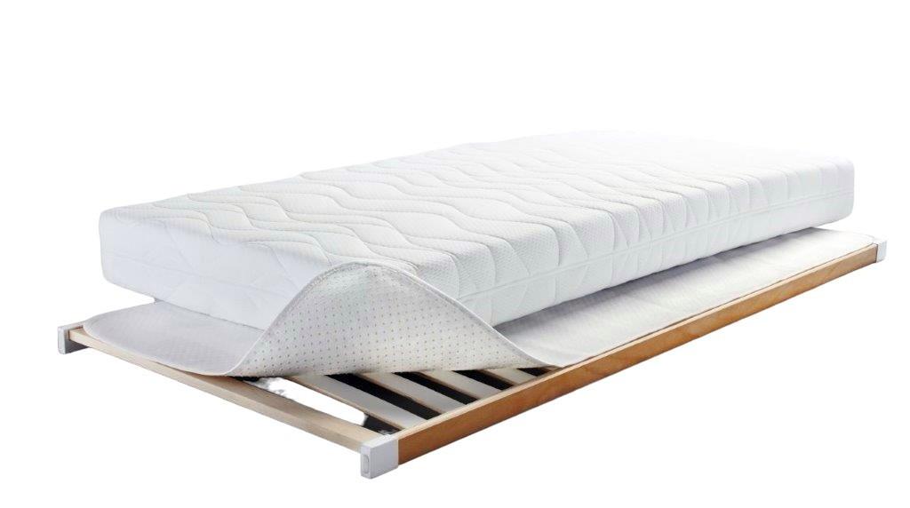 MATA OCHRONNA NOPPEN - biały, Basics (90/200cm) - Sleeptex