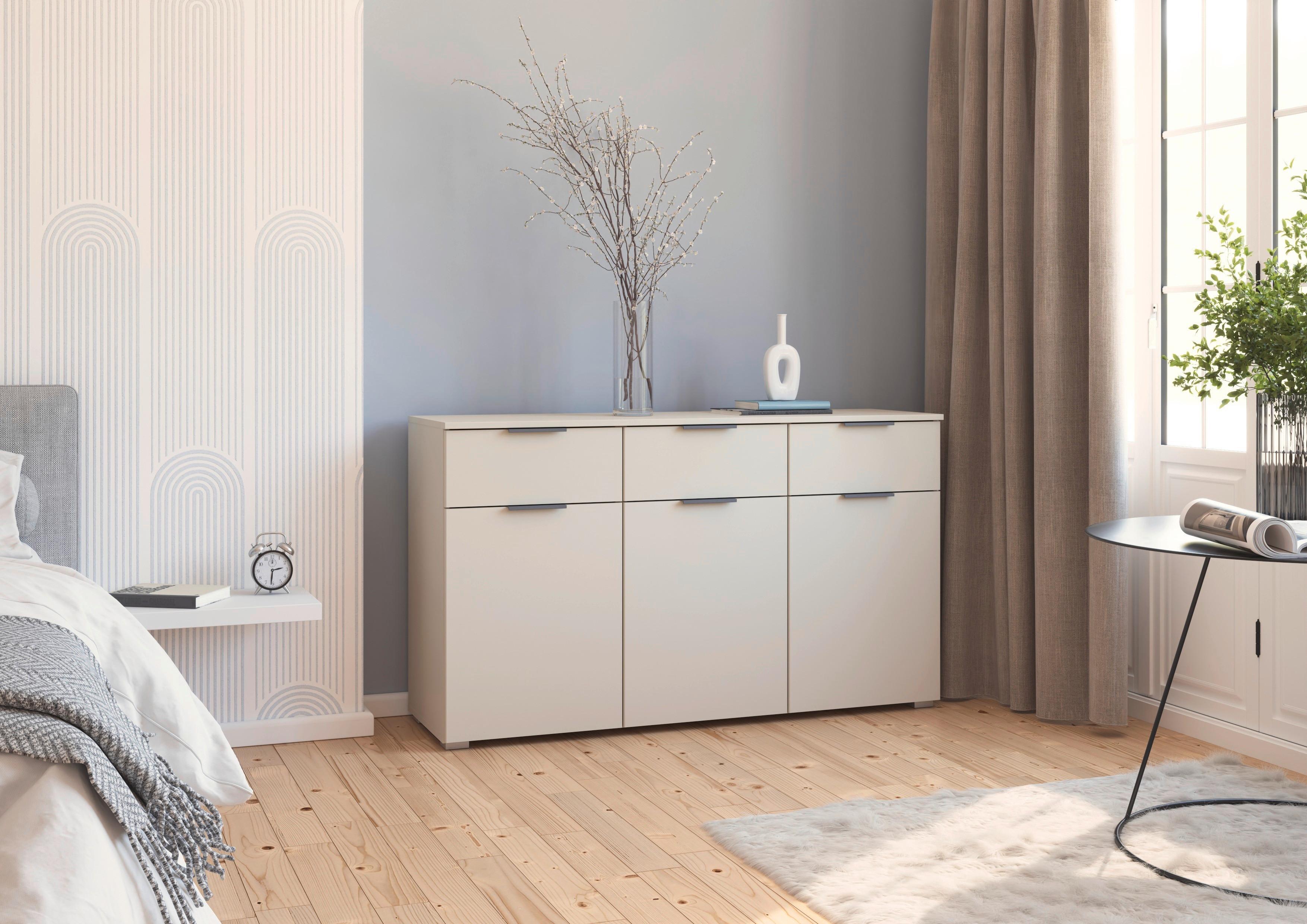 COMODA ALABAMA - șampanie, Modern, material pe bază de lemn (140/81/42cm) - Modern Living
