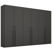 Omara S Klasičnimi Vrati Skat Pure, Barva Grafita - barve grafita, Trend, kovina/leseni material (301/235/60cm) - Novel