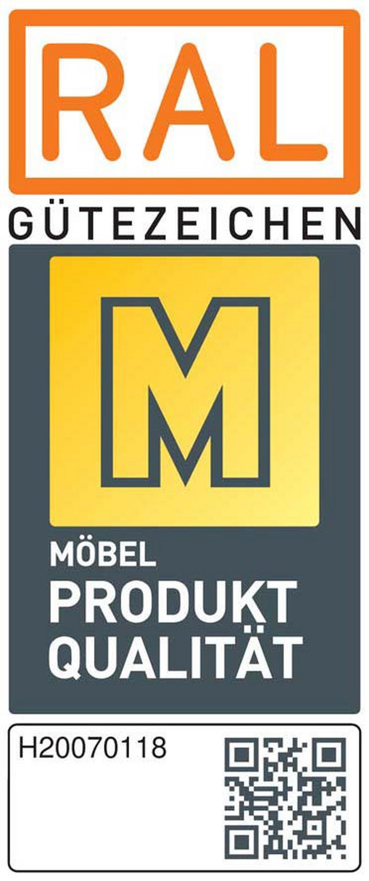 Küchenblock Touch High m. Geräten Schwarz - Edelstahlfarben/Eichefarben, MODERN, Holzwerkstoff/Metall (180cm) - Nobilia