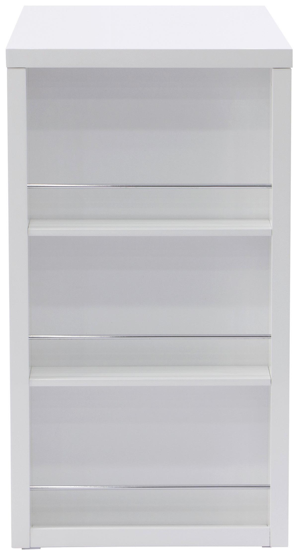 Barska Miza Lyon, Bela, Visoki Sijaj - bela/visoki sijaj, Konvencionalno, kovina/leseni material (120/107/60cm)
