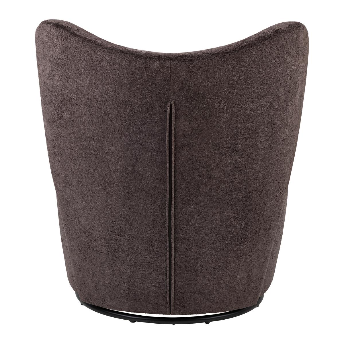 FOTOLIU ELENA -TREND- - maro închis, Modern, lemn/metal (77/82/76cm) - Mömax