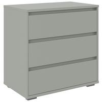 KOMODA LINE - antracytowy/szarozielony, Design, materiał drewnopochodny/tworzywo sztuczne (80,1/78,8/48cm) - Carryhome
