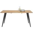 Esstisch in Akaziefarben/Grau - Grau/Akaziefarben, LIFESTYLE, Holz/Metall (160/90/76cm) - Zandiara Esstisch in Akaziefarben/Grau - Grau/Akaziefarben, LIFESTYLE, Holz/Metall (160/90/76cm) - Zandiara