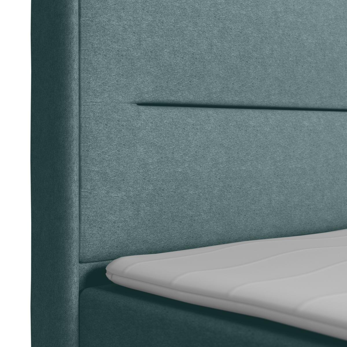 Boxspringbett Kyoto ca. 180x200 cm Blau - Blau, MODERN, Holz/Kunststoff (180/200cm) - MID.YOU