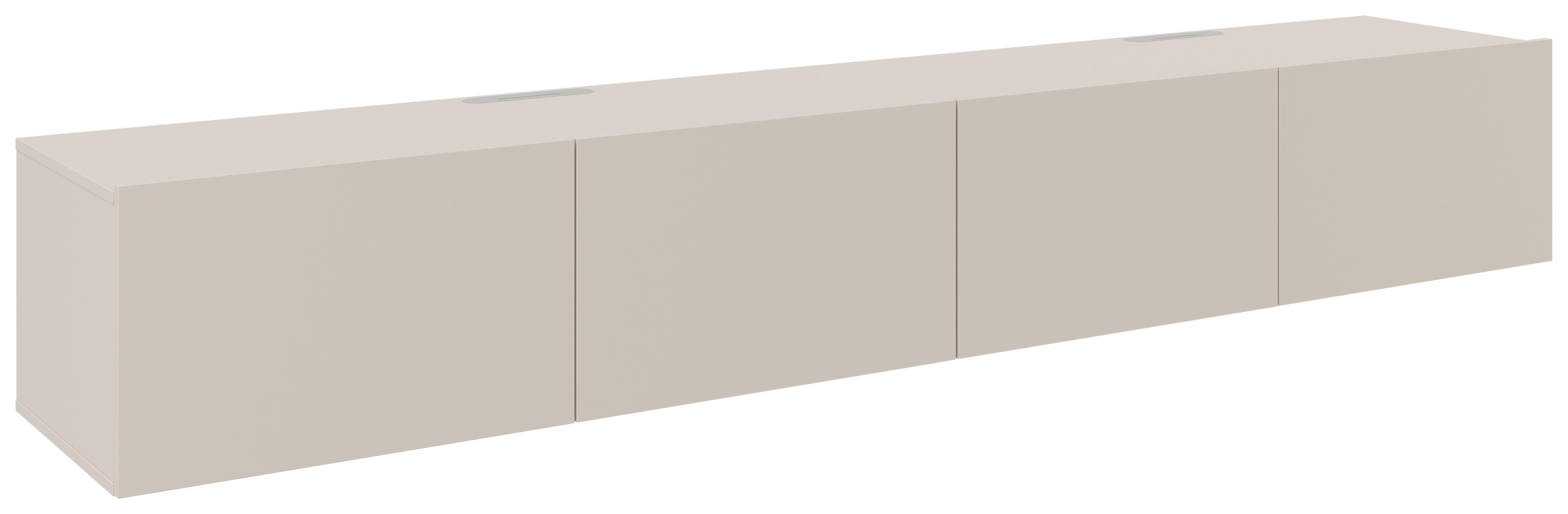 KOMODA NISKA NEWNIQ - kaszmir, Design, materiał drewnopochodny (240/36,7/45cm) - Hom`in