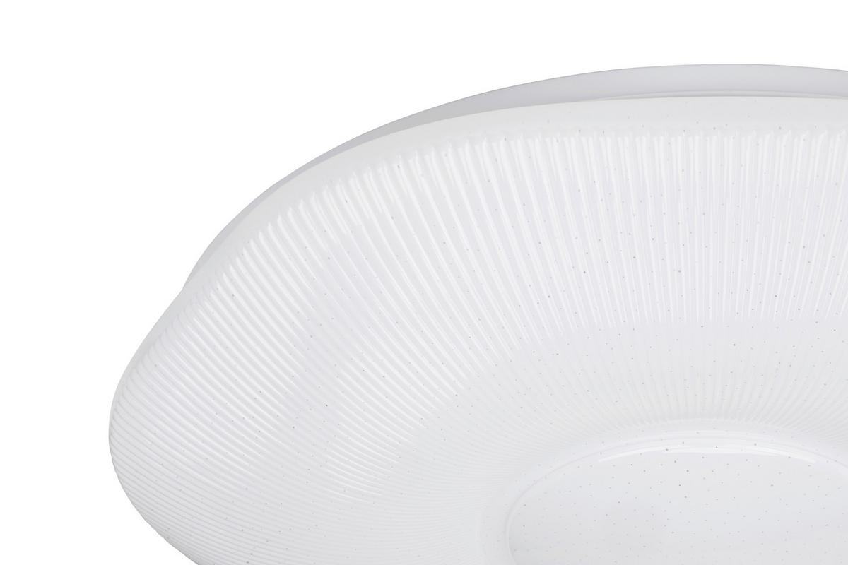Plafonieră cu LED Ampi - alb, Konventionell, plastic/metal (48cm) - Mömax