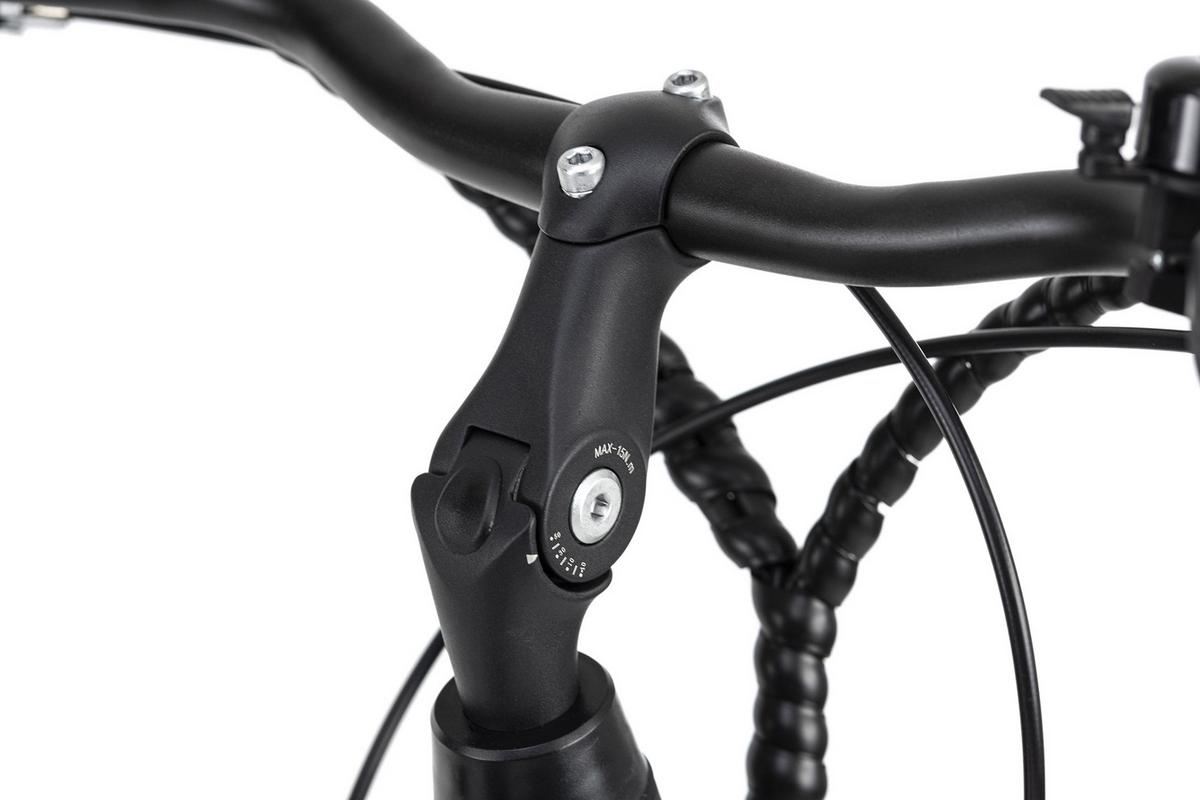 Elektrofahrrad Alu-city Herren Adore 28" 113e - Schwarz, Design, Metall - Atrigo