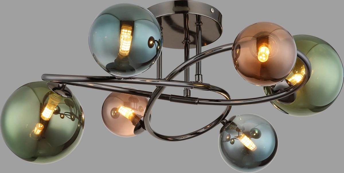 LAMPA SUFITOWA LULA - szary, Design, metal/szkło (65/25cm) - Collet's Monde