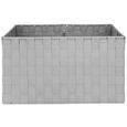 Korb Charlotte L Hellgrau - Hellgrau, Kunststoff/Metall (37,5/27,5/20,5cm) - Mömax modern living