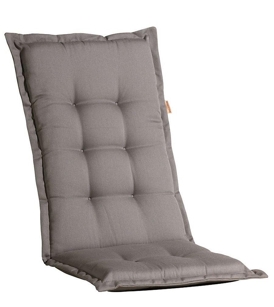 Sesselauflagen-Set Pana 4-tlg. Hochlehner Grau - Grau, KONVENTIONELL, Textil (50/8/123cm) - Ambia Garden