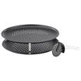 Pizzaset Luigi aus Stahl, 3-teilig - Schwarz, KONVENTIONELL, Metall (3/32,5/33cm) Pizzaset Luigi aus Stahl, 3-teilig - Schwarz, KONVENTIONELL, Metall (3/32,5/33cm)