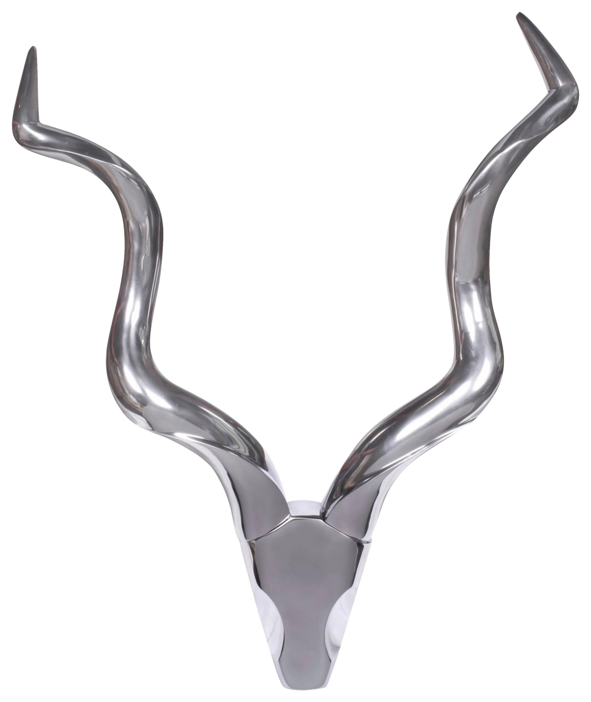 Wanddeko Wohnling Silberfarben - Silberfarben, MODERN, Metall (80/110/10cm) - MID.YOU