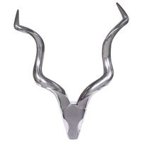 Wanddeko Wohnling Silberfarben - Silberfarben, MODERN, Metall (80/110/10cm) - MID.YOU