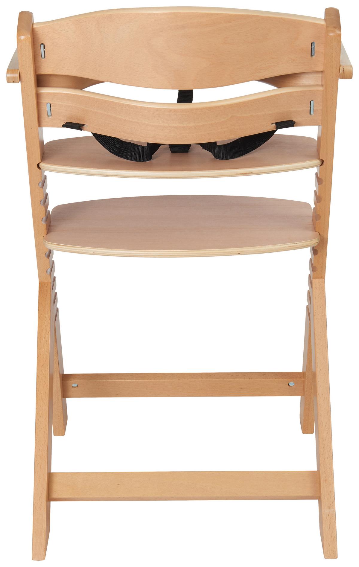 WYSOKIE KRZESŁO LUNCH -TOP- - kolor naturalny, Lifestyle, drewno (45/50,5/78,5cm) - My Baby Lou