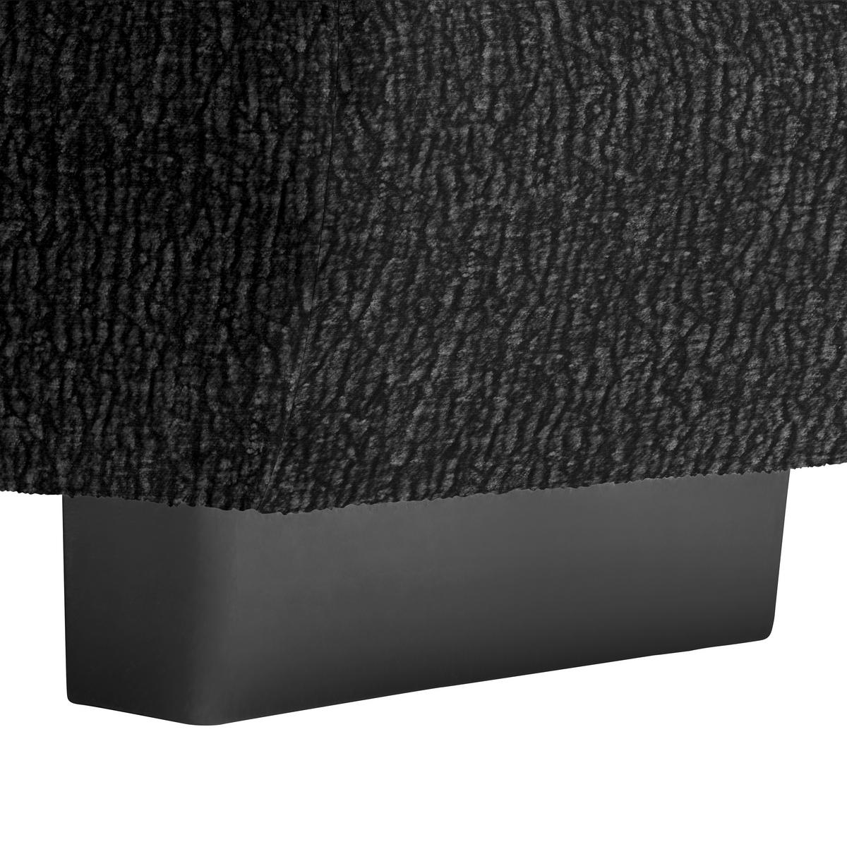 Wohnlandschaft Vivo Schwarz - Schwarz, Modern, Kunststoff/Textil (317/63/179cm) - Premium Living