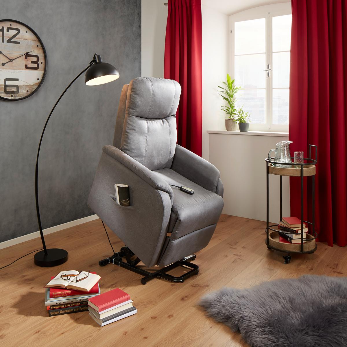 Relax Fotel Johnsy - szürke, Konventionell, műanyag/textil (73/110/94cm) - Mömax