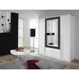 Omara S Klasičnimi Vrati Krefeld - aluminij/siva, umetna masa/steklo (181/199/56cm) - Mömax modern living