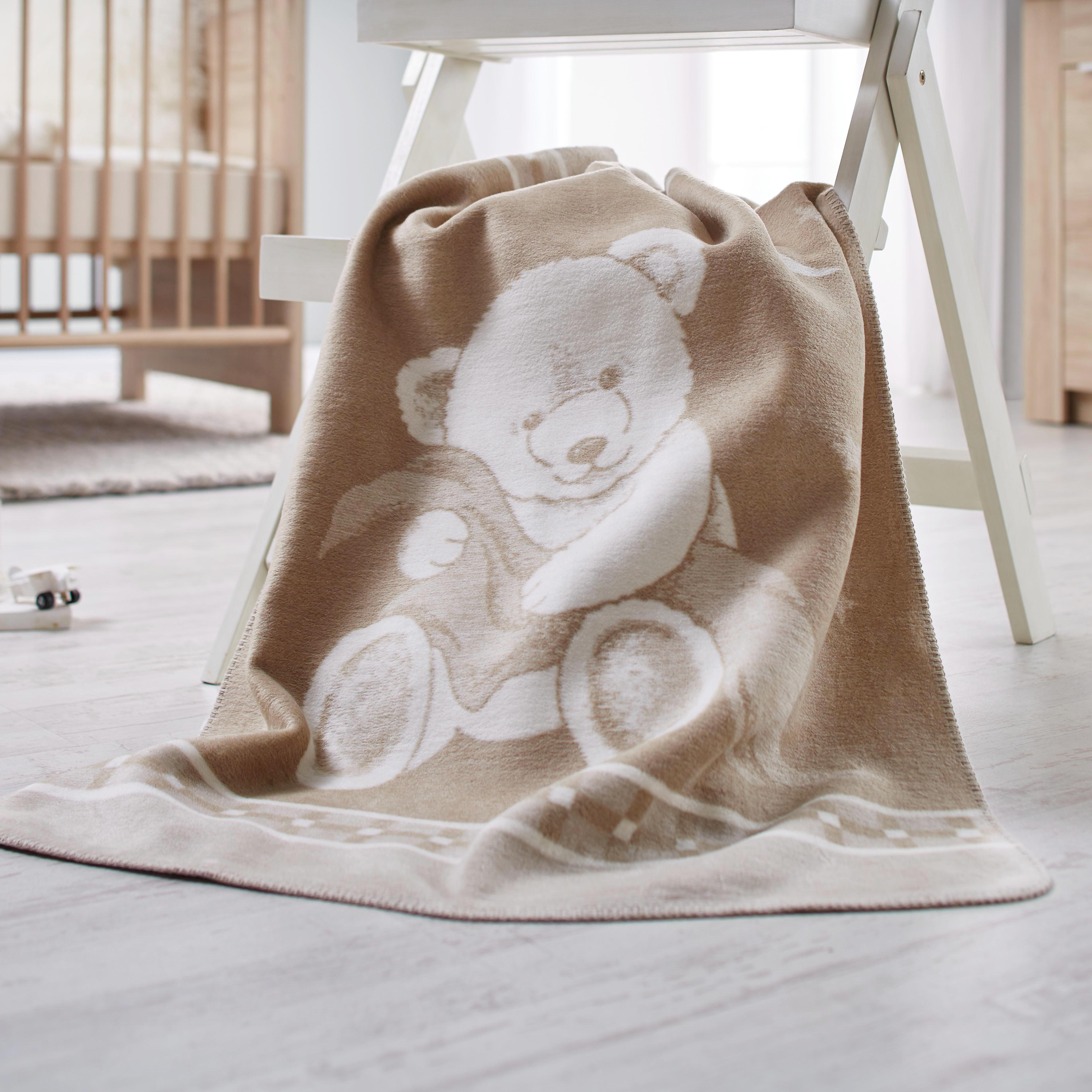 Babydecke Ibena in beige - Beige, MODERN, Textil (75x100cm) - Ibena-LÖSCHEN