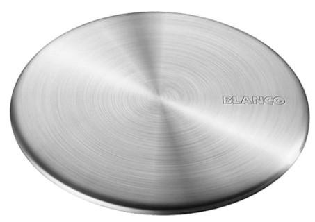 Abdeckkappen Cap Flow in Edelstahlfarben - Edelstahlfarben, Kunststoff/Metall - Blanco