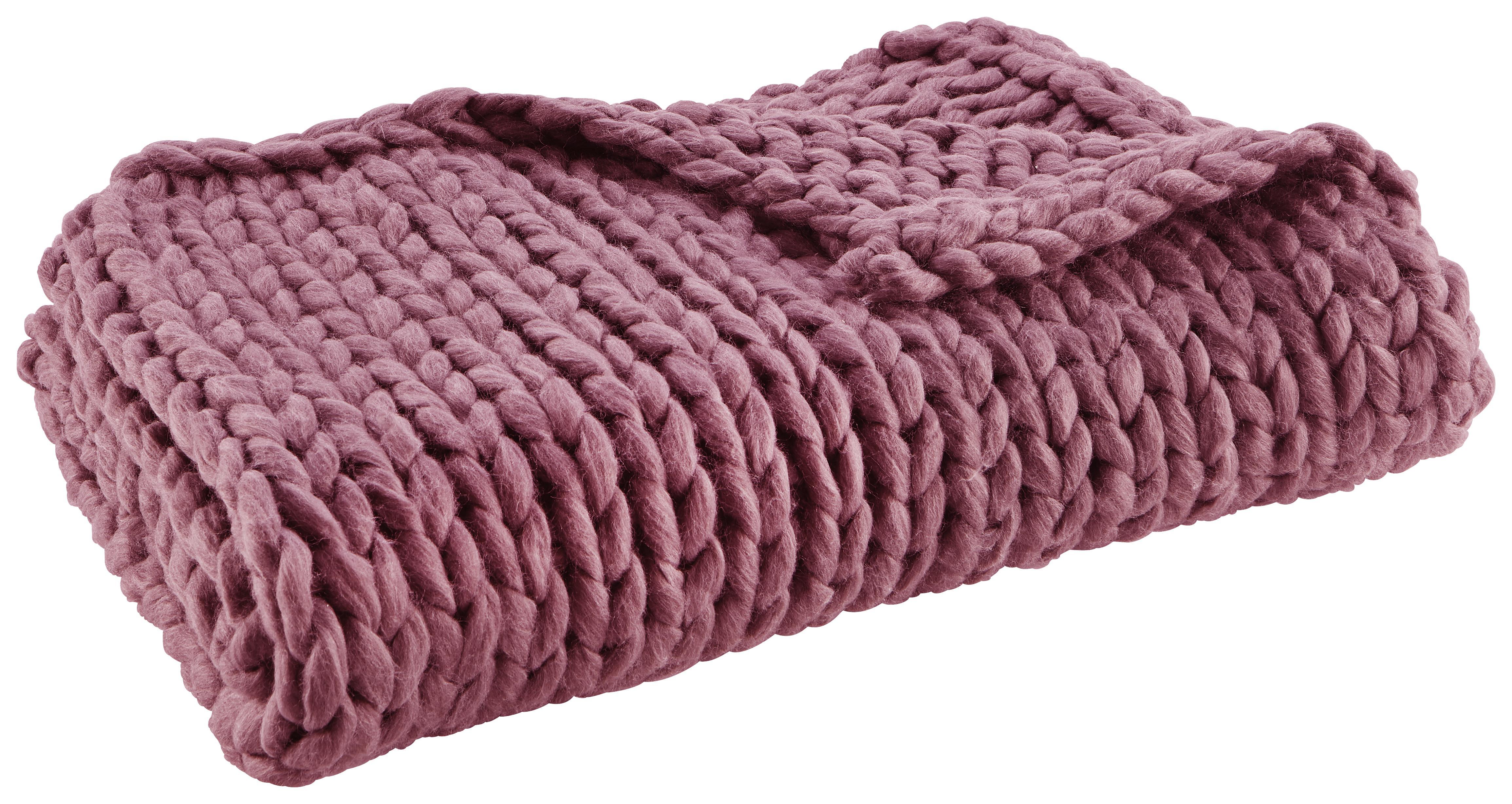 Kuscheldecke in Pink ca. 130x160 cm 'Berita' - Pink, Textil (130/160cm) - Bessagi Home