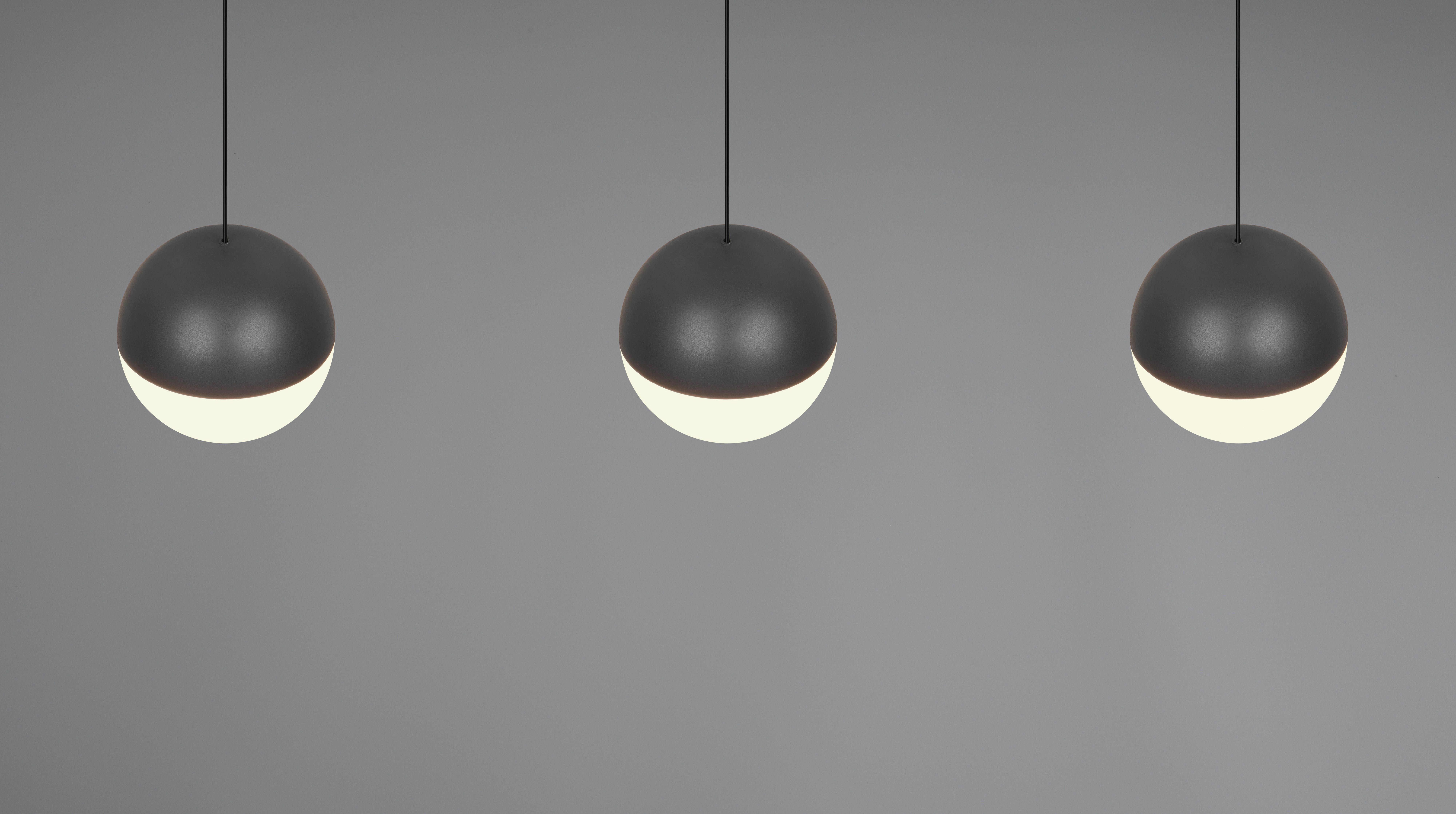 LED-HÄNGLAMPA SESTINE - svart, Modern, metall/plast (60/9/150cm) - Mömax