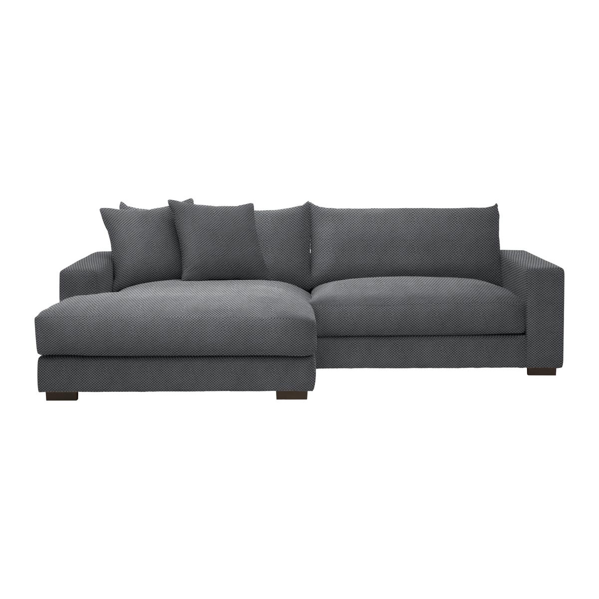 Ecksofa Pedro Grau - Grau, MODERN, Textil (180/83/265cm) - Mömax