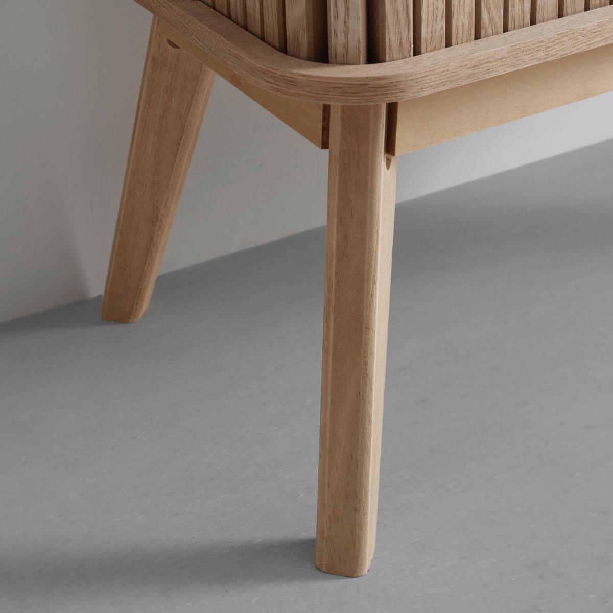 KOMODA SKANDY -TREND- - kolor naturalny, Modern, materiał drewnopochodny/drewno (70/80/30cm) - Premium Living