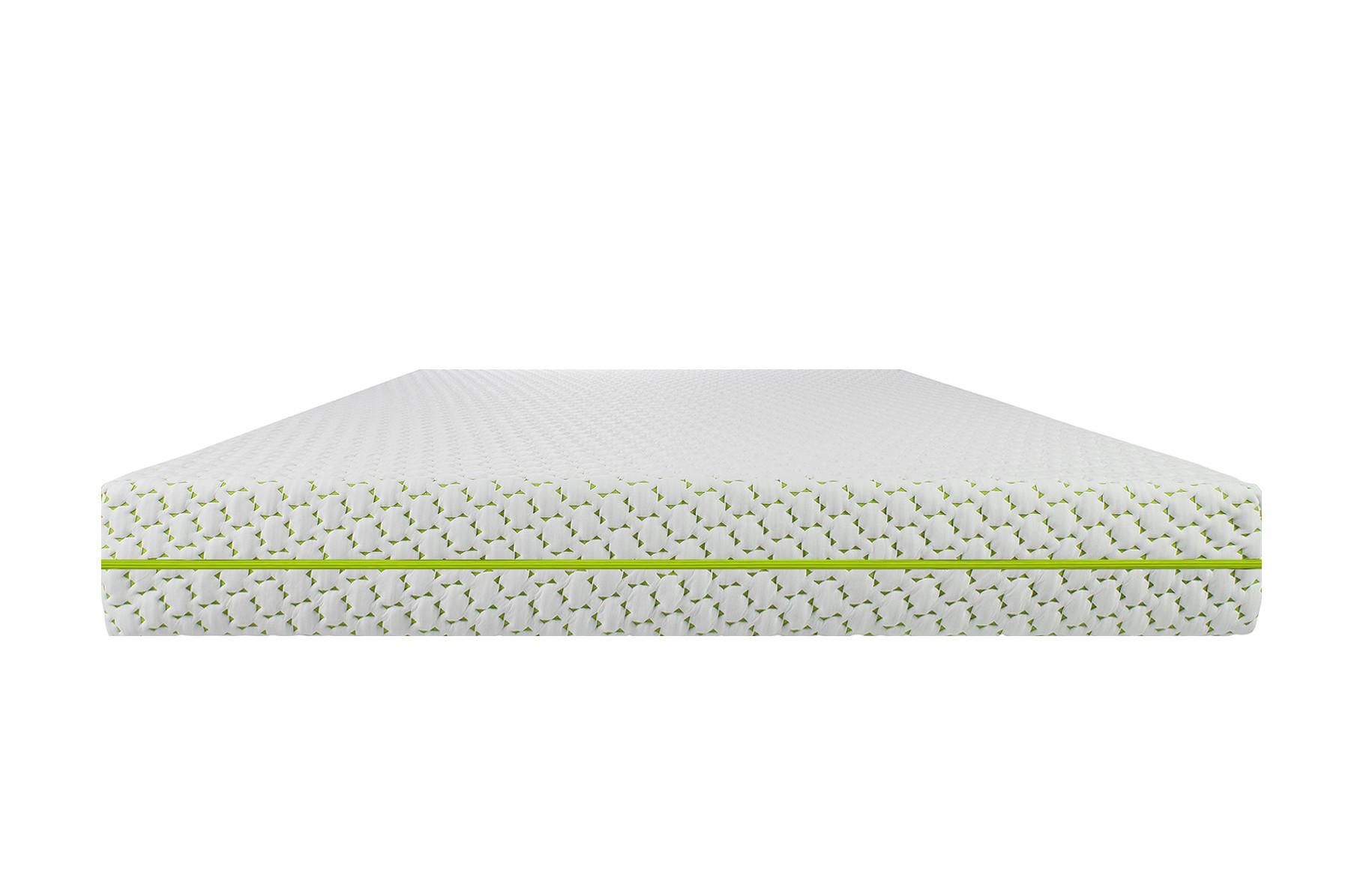 Matrachuzat Cushie Osvaldo Green 90x200 - fehér/zöld, textil (90/200cm)