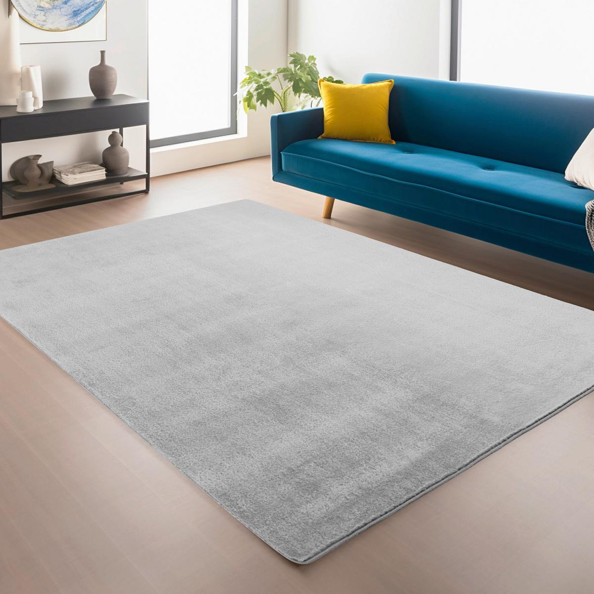 Tkana Preproga Joy, Srebrna, 60x100cm - srebrne barve, Design, tekstil (60/100cm)