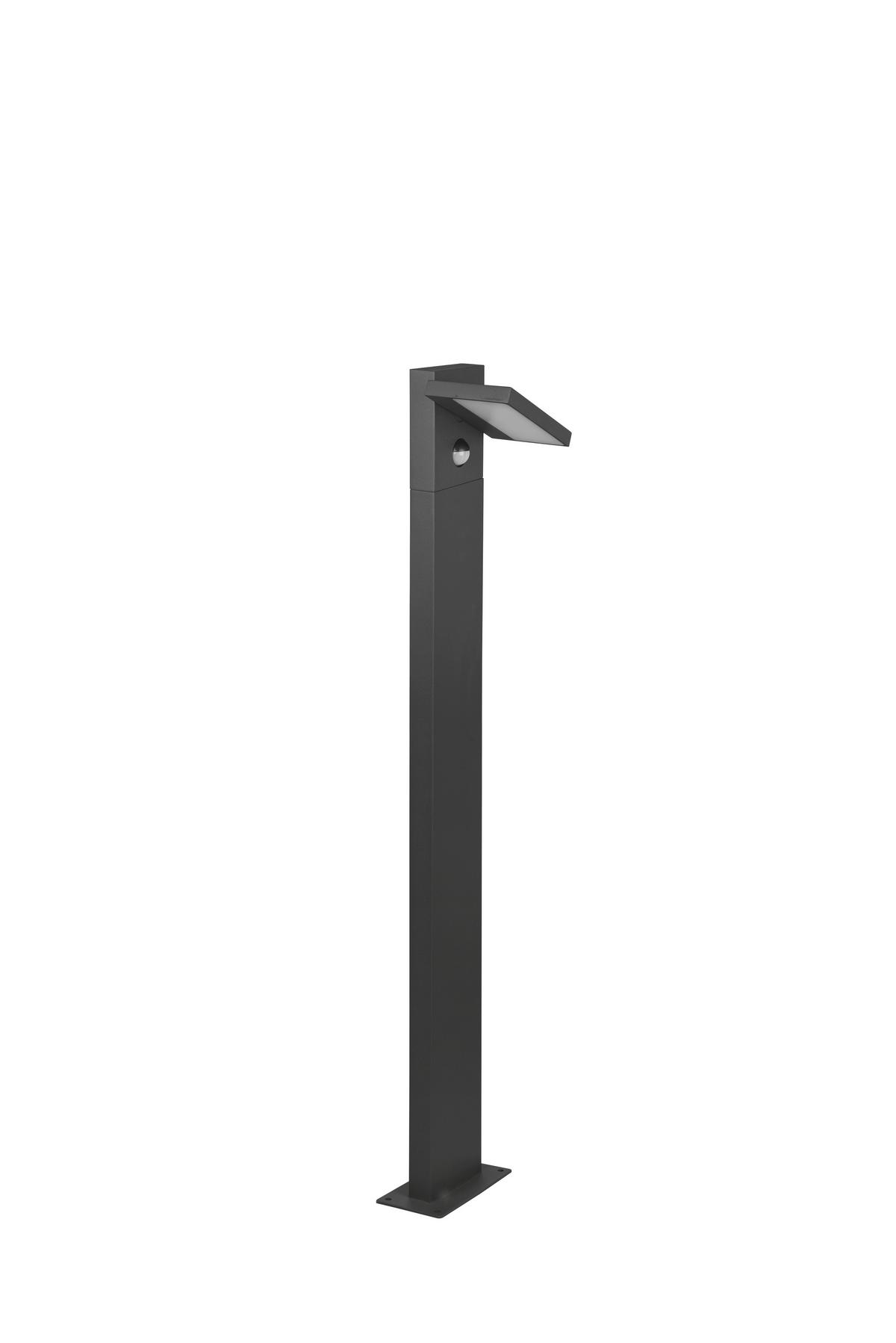 Wegleuchte Horton Anthrazit max. 8 Watt - Anthrazit/Weiß, Design, Kunststoff/Metall (100/15cm) - Trio Leuchten