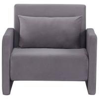 Naslanjač York, Siva, Žamet, Ležišče - siva/črna, Design, umetna masa/tekstil (93/83/85cm) - Modern Living