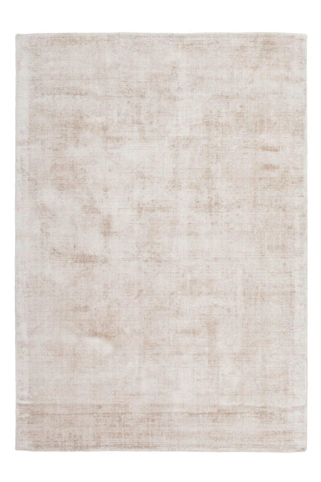 Teppich Luxury 110 Elfenbein / Taupe - Taupe/Creme, Basics, Textil (80/150cm) - Kayoom