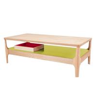 Beistelltisch Avery Ii Esche / Grün - Eschefarben/Grün, Design, Holz/Holzwerkstoff (120/40/60cm) - Kayoom