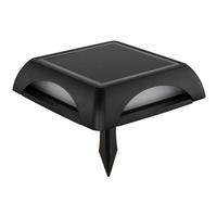Solarleuchte 36505  Solar - Opal/Schwarz, Design, Kunststoff/Metall (14/14/3,6cm) - Globo