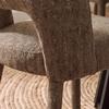 CHAISE ANEA - marron, MODERN, métal/textile (52/79/55,5cm) - Bessagi Home