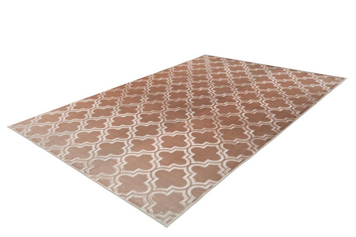 Flachwebeteppich Monroe 100 Taupe - Taupe, Konventionell, Textil (120/170cm) - Kayoom