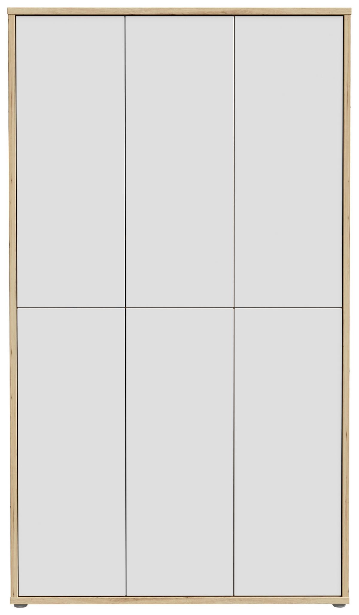 Ormar Za Cipele Alice - siva/hrast Artisan, Moderno, drvni materijal/plastika (109,2/191,9/34,9cm) - Modern Living