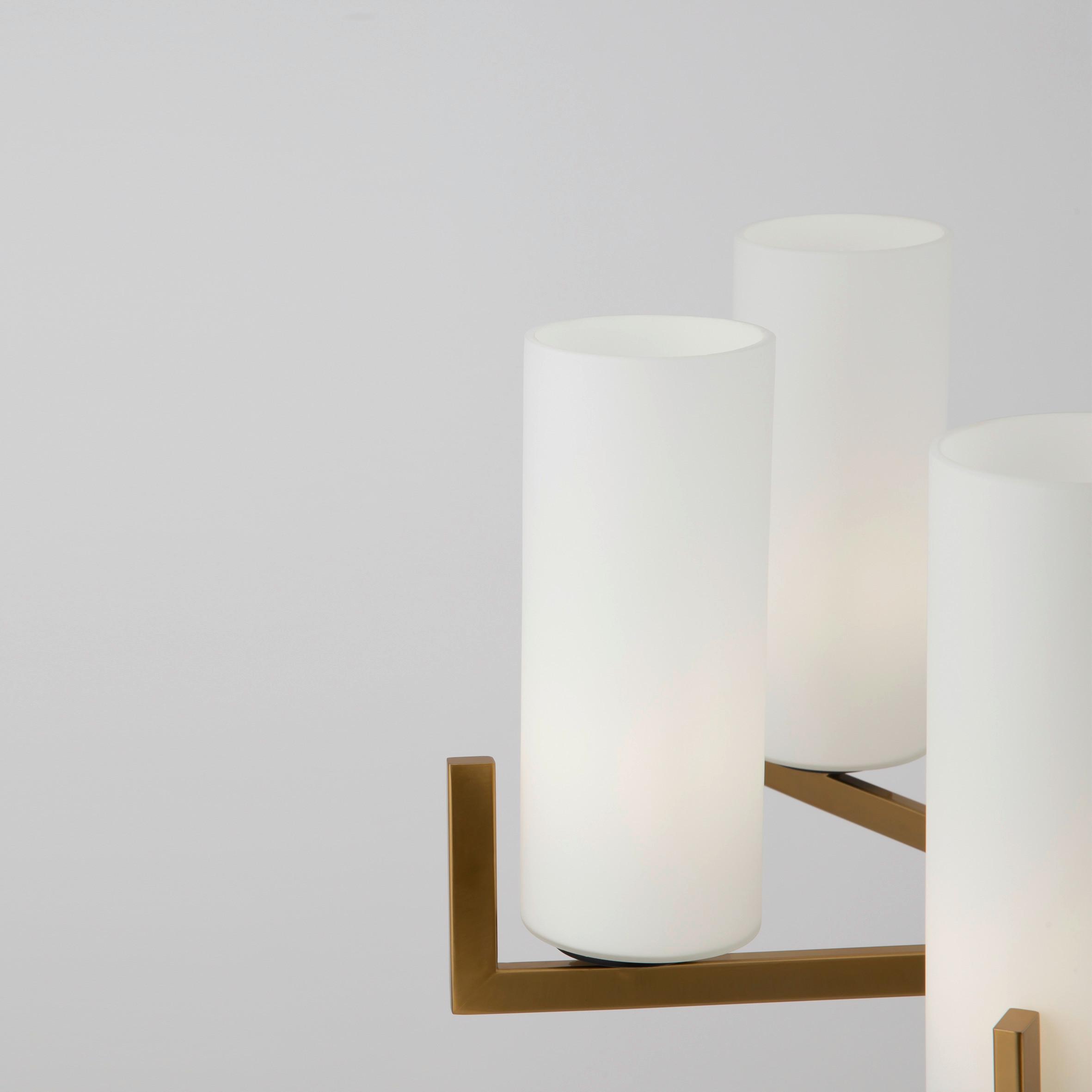 KRONLEUCHTER FORTANO - Messingfarben, Trend, Glas/Metall (67/52,4/67cm) - MAYTONI