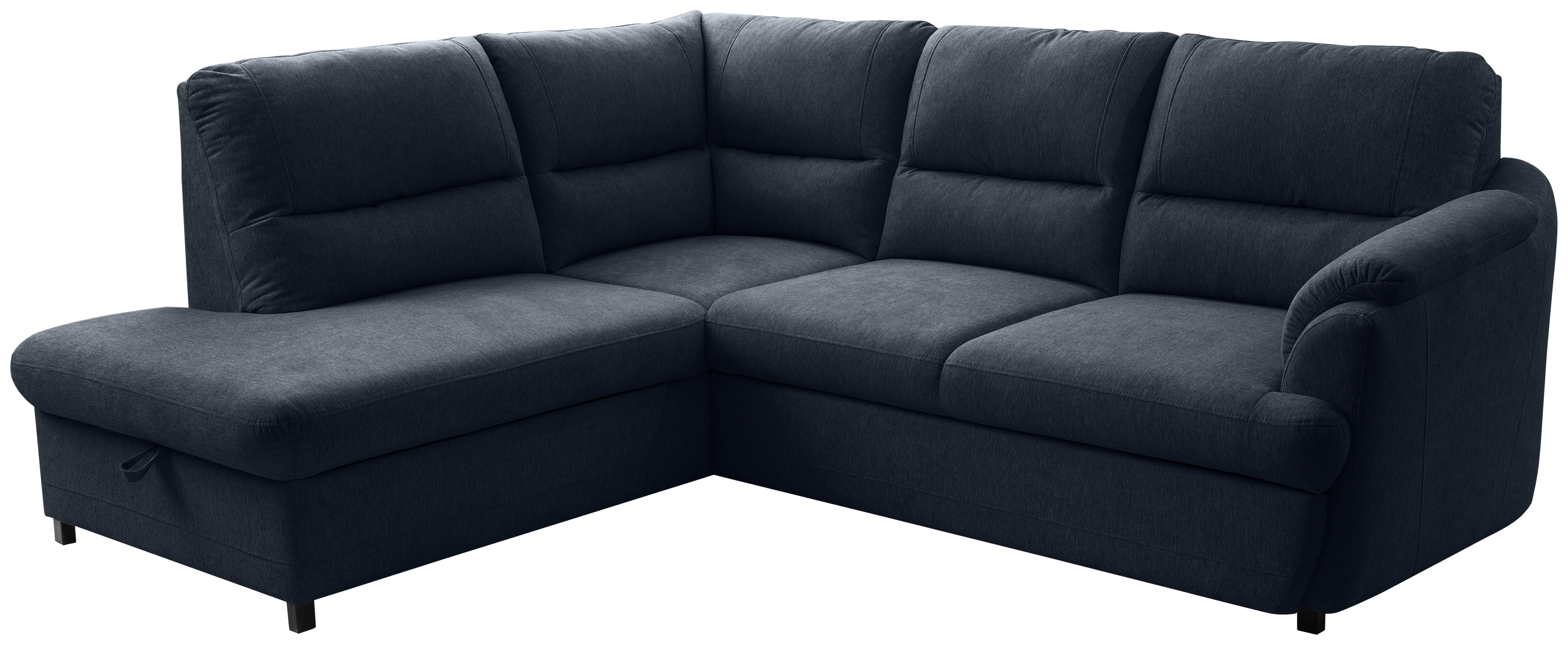 Kutna Garnitura Gusto - plava/crna, Basics, tekstil/drvo (200/240cm) - Modern Living