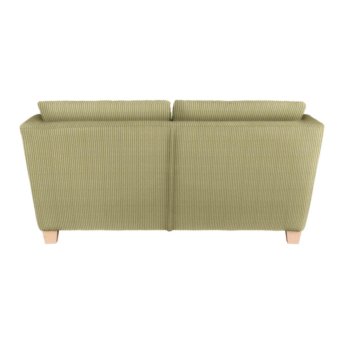 2-Sitzer-Sofa Devado Limette Cord - Limette/Naturfarben, Holz/Textil (190/70-85/95cm) - Mömax