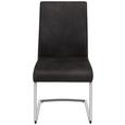 Schwingstuhl Schwarz - Chromfarben/Schwarz (49/98/59cm) - Mömax modern living Schwingstuhl Schwarz - Chromfarben/Schwarz (49/98/59cm) - Mömax modern living