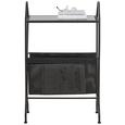 Zeitungsständer Benny in Schwarz - Schwarz, MODERN, Glas/Kunststoff (50/26,5/81cm) - MÖMAX modern living