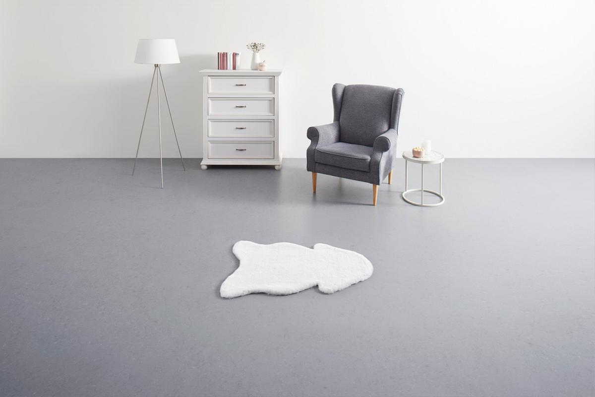 Umetno Krzno Marlene - bela, tekstil/krzno (90/60cm) - Modern Living