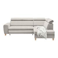 Ecksofa Lugo Creme - Creme, MODERN, Holz/Kunststoff (266/98/205cm) - Mömax