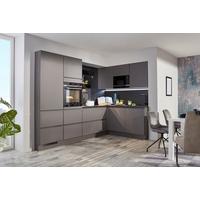 Bucătărie la comandă Touch - gri, Konventionell, material pe bază de lemn (285/185cm) - Nobilia