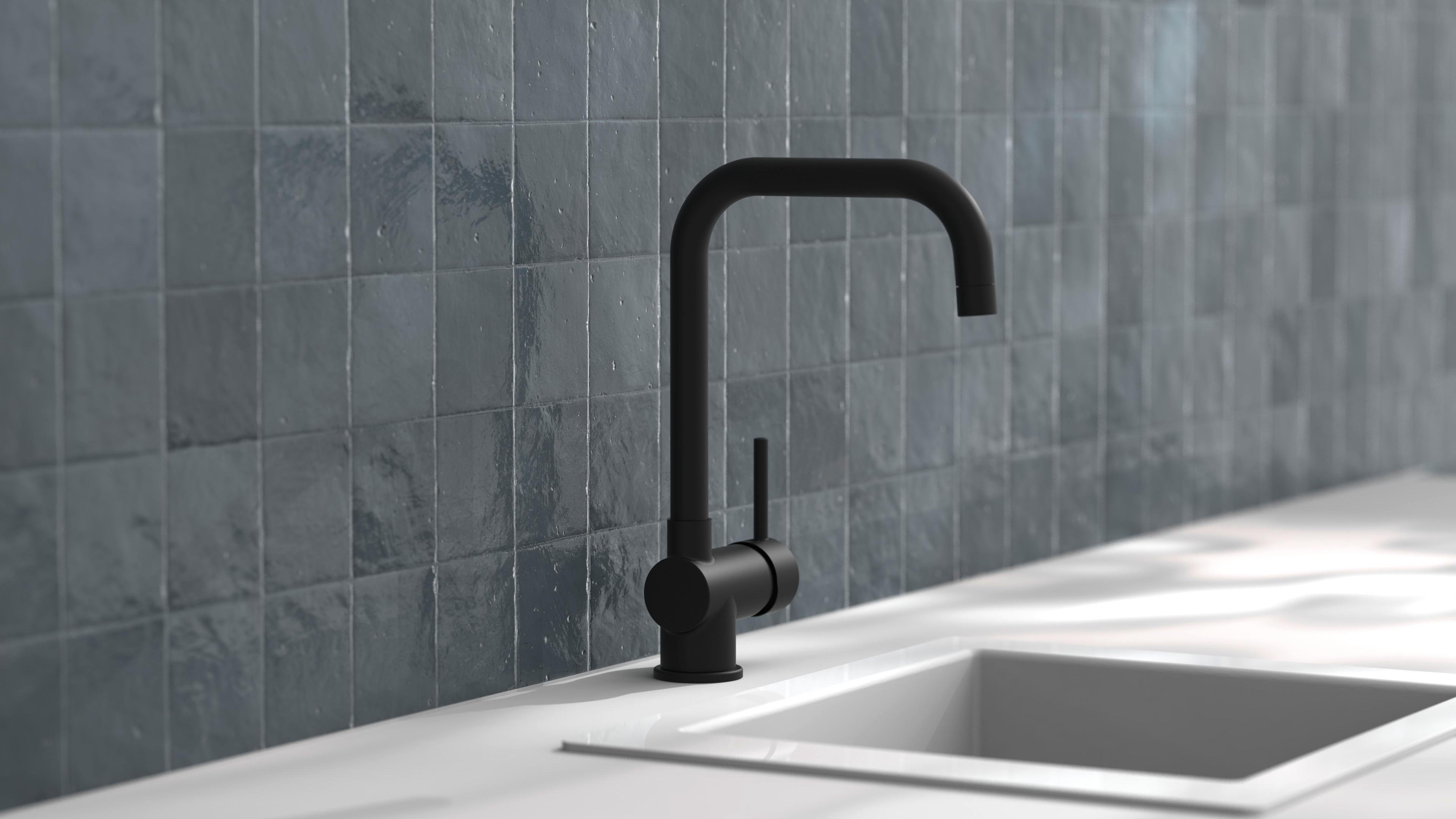 Küchenmarmatur SISTANT STOCKHOLM schwarz - Schwarz, Basics, Metall (5,5/33/23cm) - Sistant